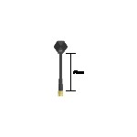 Hot Sales IFlight Albatross V2 5.8GHz RHCP SMA/RP SMA Male Antenna 60MM for Racing Drone Analog Signal Part for Accessories